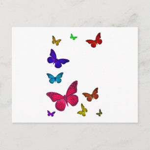 Dancing Butterflies Vykort