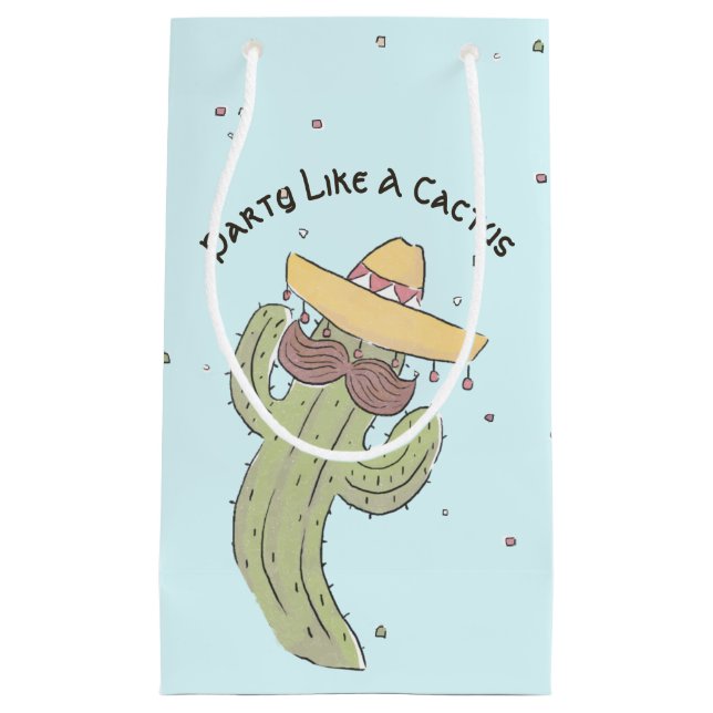 Dancing Cactus med Mustache i Sombrero (Framsidan)
