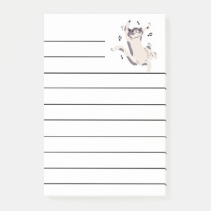 "Dancing Cat" Post-it Block