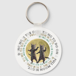 dancing cats-1  nyckelring