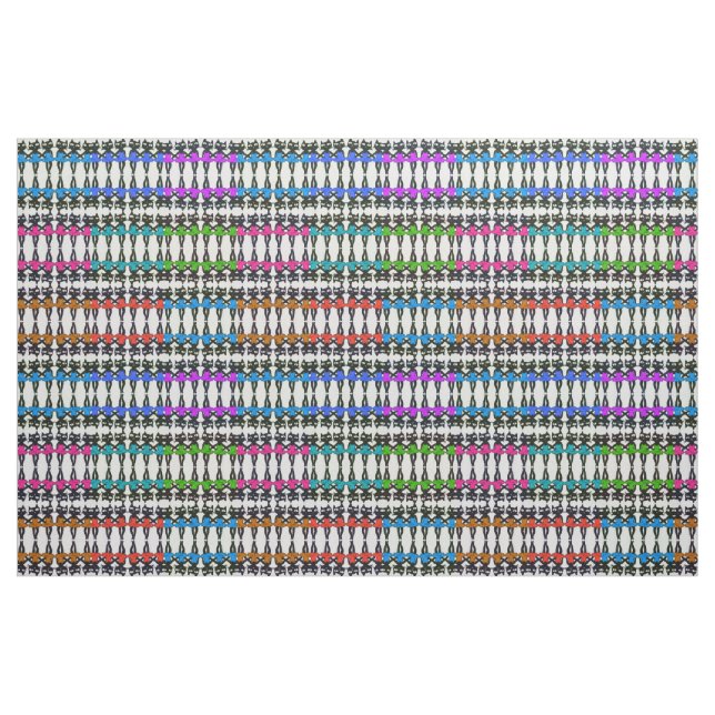 Dancing Cats Fabric Tyg (Yard)