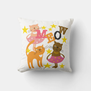 Dancing Cats Kudde