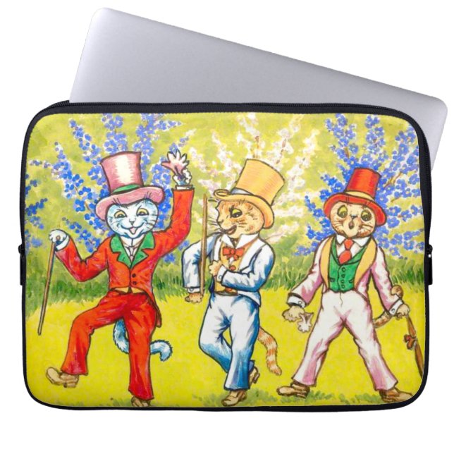 Dancing Cats Laptop Fodral (Framsidan)