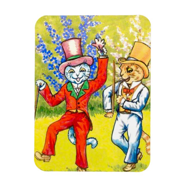 Dancing Cats Magnet (Vertikal)