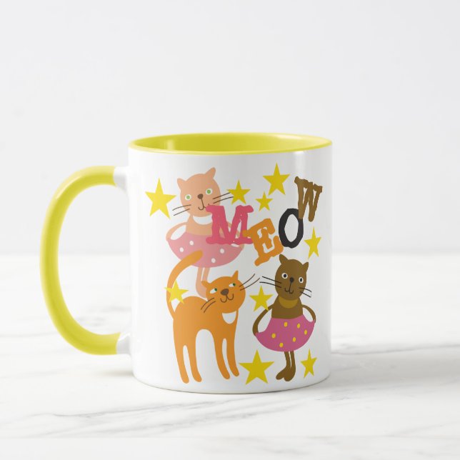 Dancing Cats Mugg (Vänster)