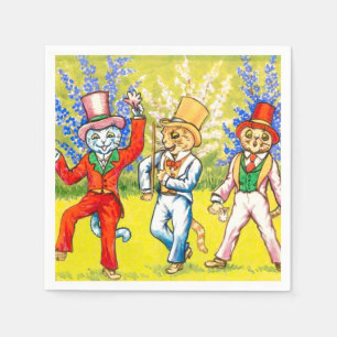 Dancing Cats Pappersservett