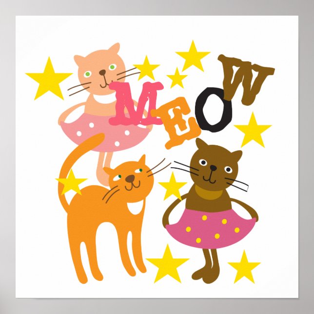 Dancing Cats Poster (Framsidan)