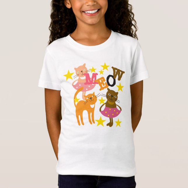Dancing Cats T-shirt (Framsida)