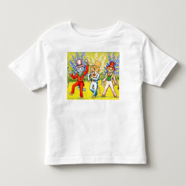 Dancing Cats T Shirt (Framsida)
