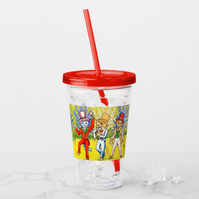 Dancing Cats Take Away Mugg (Framsida Ice)