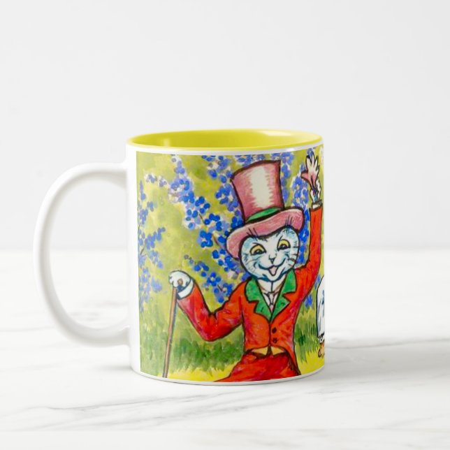 Dancing Cats Två-Tonad Mugg (Vänster)