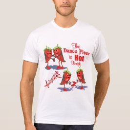 Dancing Chili Peppers Hett i kväll T-Shirt