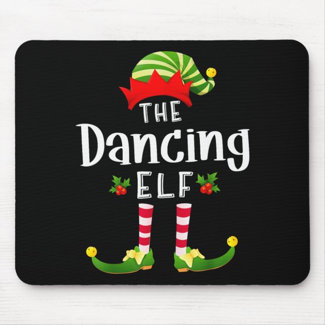 Dancing Christmas Elf Matching Pajama X-mas Party  Musmatta (Framsidan)