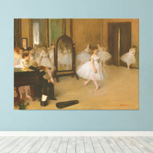 Dancing Class (1870) Edgar Degas Canvastryck