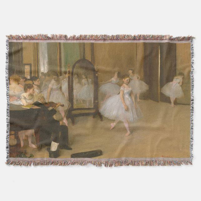 Dancing Class (1870) Edgar Degas Filt (Framsidan)