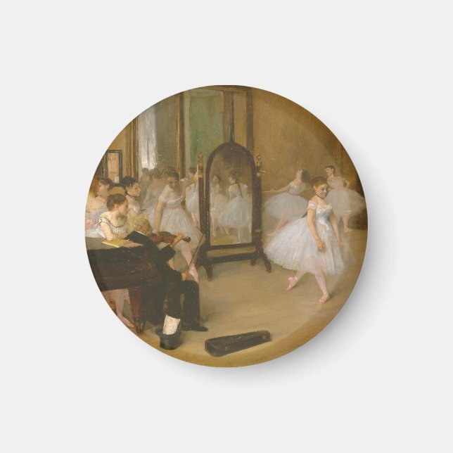 Dancing Class (1870) Edgar Degas Magnet (Framsidan)