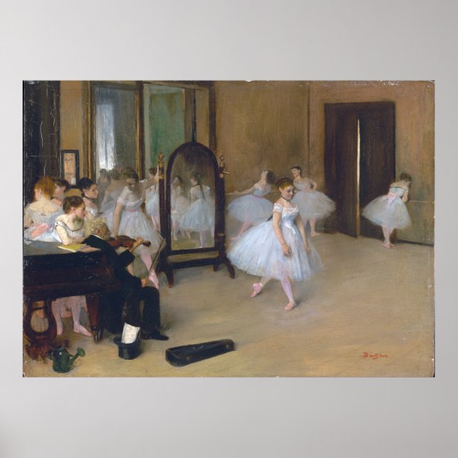 Dancing Class - Edgar Degas Poster (Framsidan)