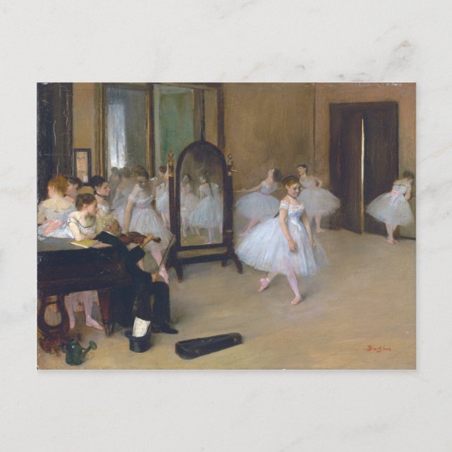 Dancing Class - Edgar Degas Vykort (Framsida)