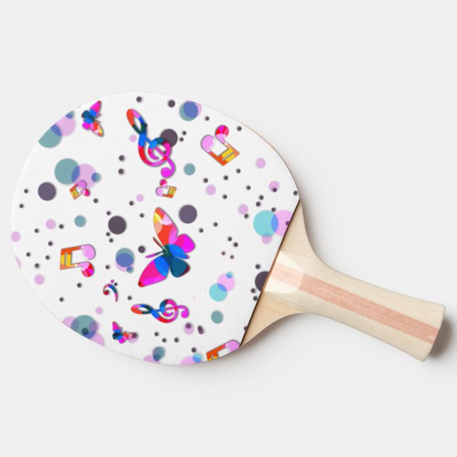 Dancing Colorful Music Pingisracket (Sidan)