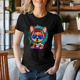 Dancing Corgi Kawaii Cute T Shirt