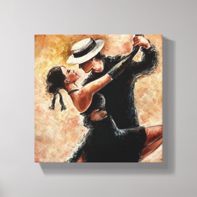 Dancing Couple Canvastryck (Framsida)