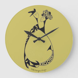 Dancing Couple Clock Stor Klocka