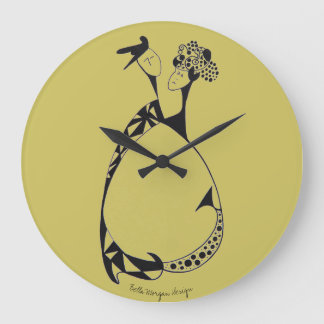 Dancing Couple Clock Stor Klocka