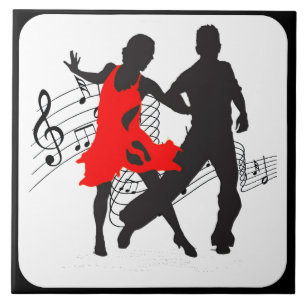 DANCING COUPLE KAKELPLATTA