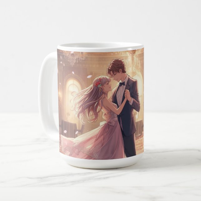 Dancing Couple Valentine's Day Mug Kaffemugg (Framsida vänster)