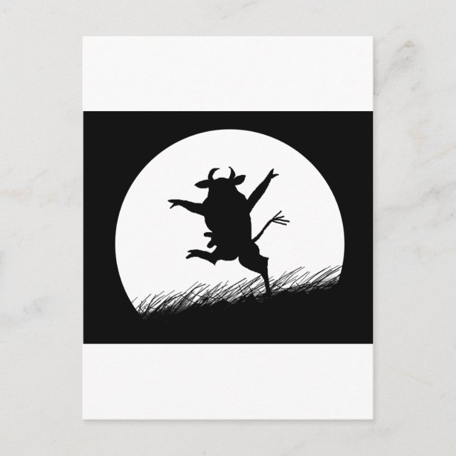 Dancing Cow Vykort (Framsida)