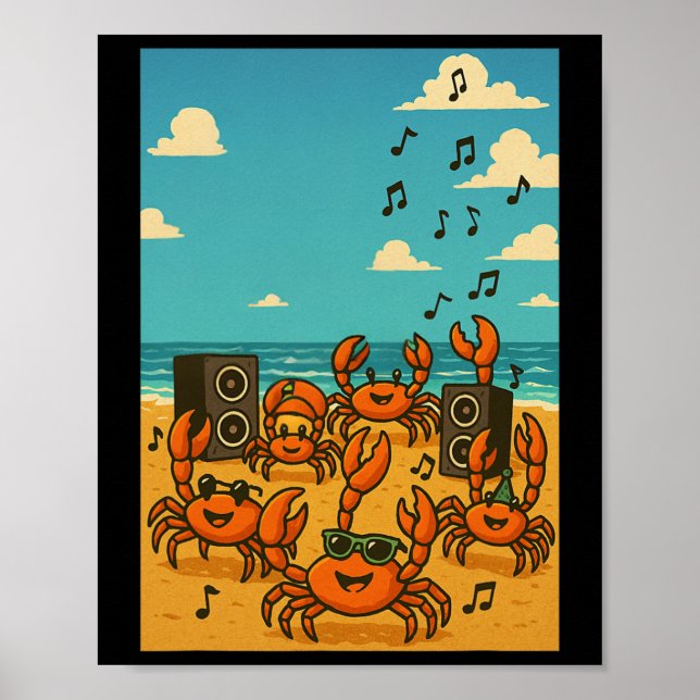 Dancing Crabs Poster (Framsidan)