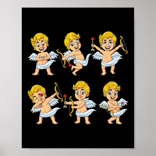 Dancing Cupids Dance Challenge Valentines day Boys Poster