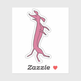 Dancing Dachshund Klistermärken