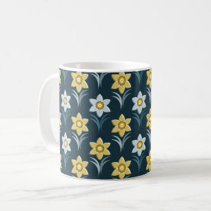 Dancing daffodil kaffemugg