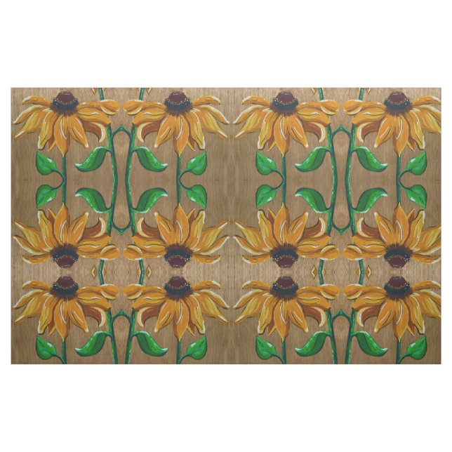 Dancing Daisys Fabric Tyg (Fat Quarter)