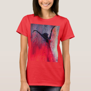 Dancing Dam in Red T-Shirt
