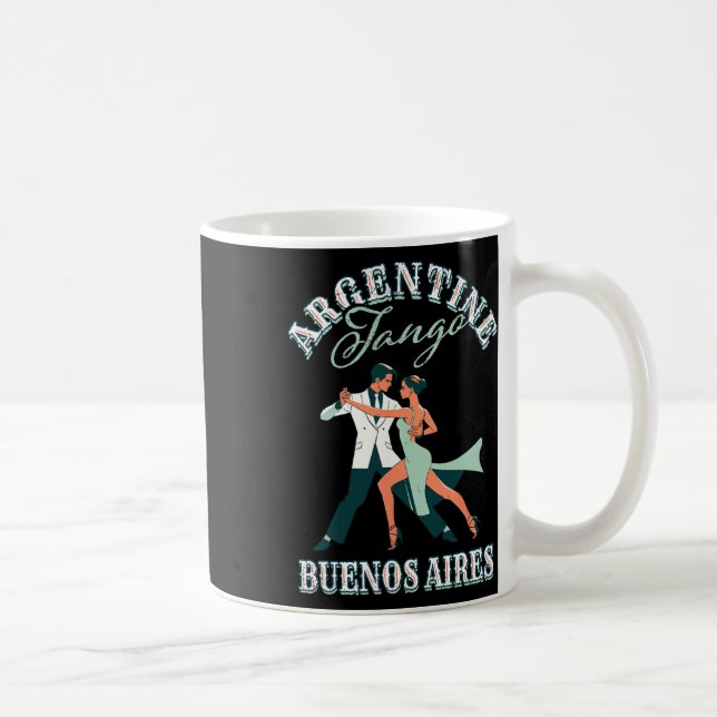 Dancing Dancer Performing Argentine Tango Buenos A Kaffemugg (Höger)