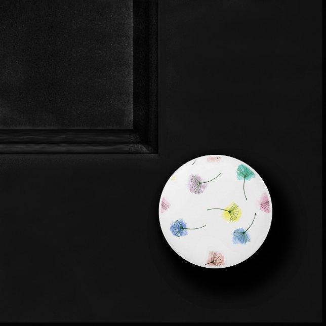 Dancing Dandelions | Blommönster för vattenfärg Knopp (Skapare uppladdad)