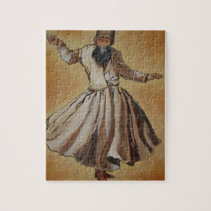 Dancing Dervish Ottoman Dynasty Art Pussel