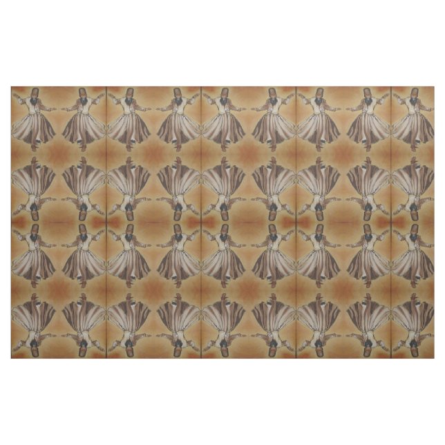 Dancing Dervish Ottoman Dynasty Art Tyg (Fat Quarter)