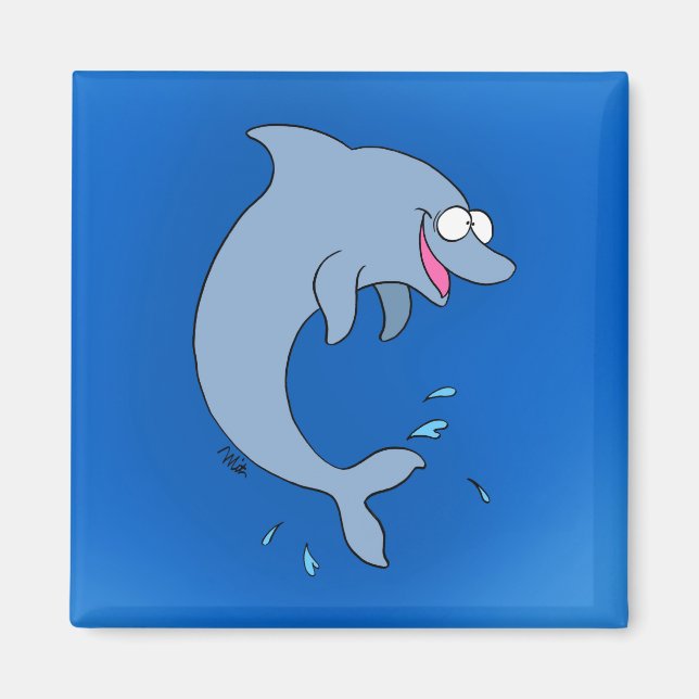 Dancing Dolphin Magnet (Framsidan)
