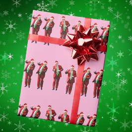 Dancing Donald Trump jul MAGA Presentpapper
