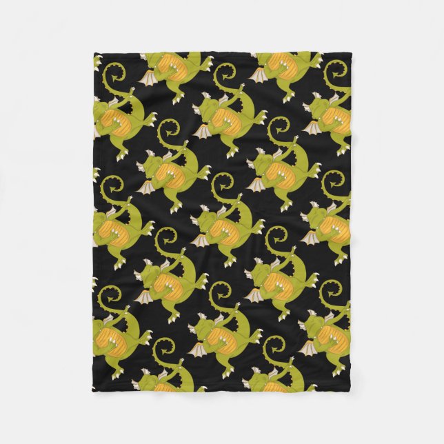 Dancing Dragon Fleecefilt (Framsidan)