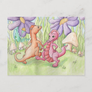 Dancing Dragons Vykort