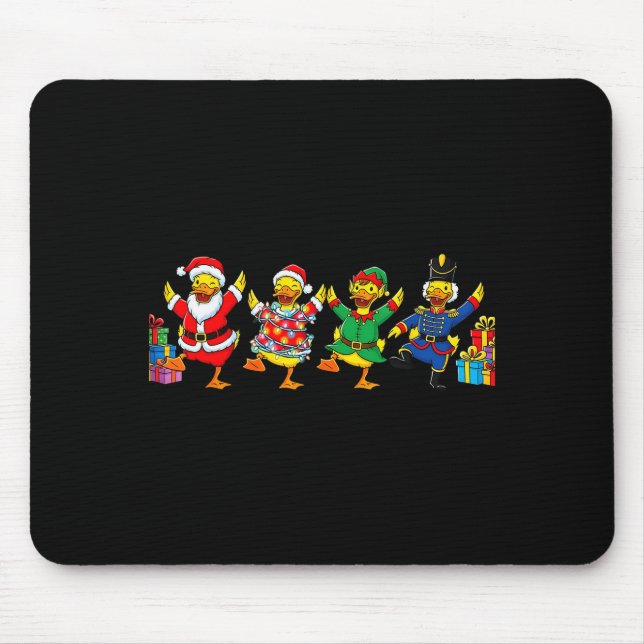 Dancing Ducks Christmas Cute Holiday Party Apparel Musmatta (Framsidan)