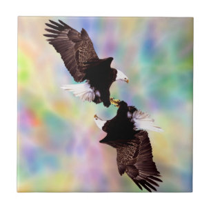 Dancing eagles kakelplatta
