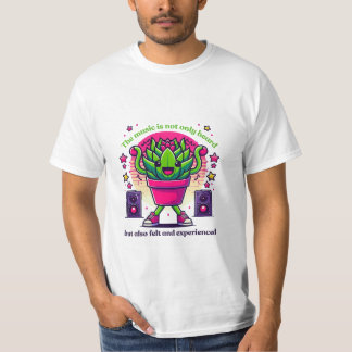 Dancing Echeveria: Cute Kawaii Succulent Party T Shirt