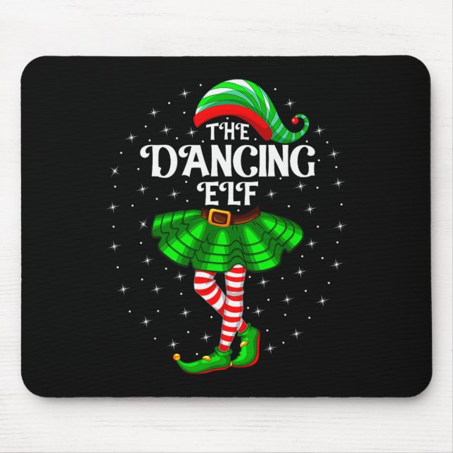 Dancing Elf Christmas Family Matching Women Girls  Musmatta (Framsidan)