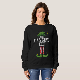Dancing Elf Matching Family Group jul Party T Shirt