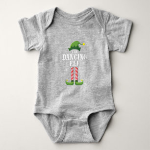 Dancing Elf Matching Family Group jul Party T Shirt
